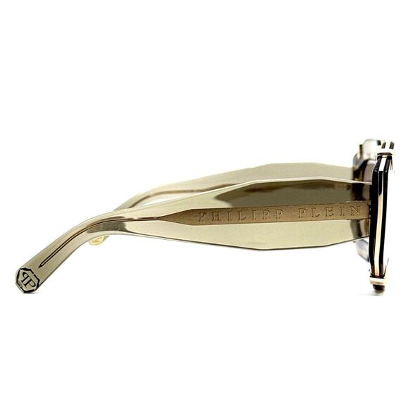 NEW!! PHILIPP PLEIN Sunglasses Plein Supreme Star SPP098V Col.G61G, Authentic - Picture 4 of 13